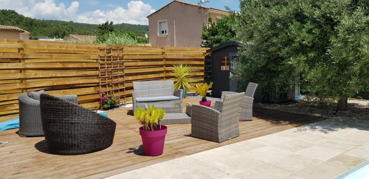 Villa Les 2 Oliviers Le Luc Bagian luar foto